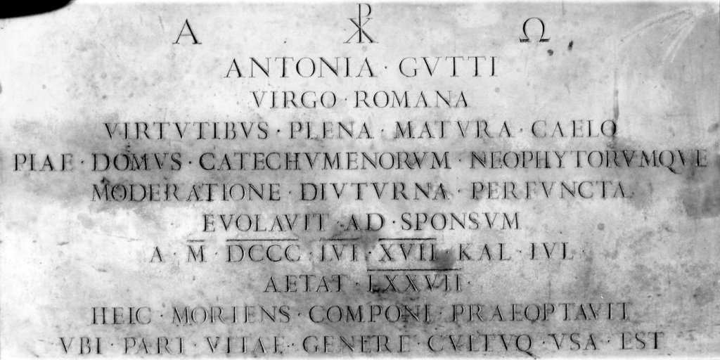 lapide - ambito romano (sec. XIX)